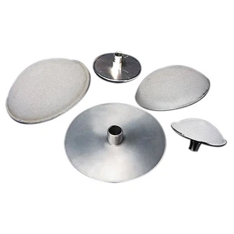 Saķepināts titāna aerators